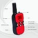 UOKOO Kids Walkie Talkies, 22 Channel FRS/GMRS 2 Way Radio 2 miles (up to 3.7 Miles) UHF Handheld Walkie Talkies for Kids (1 Pair) Red