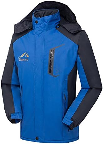 Honeyoutdoor Men's Sports Windproof Hooded Winter Outdoor Jacket Lightweight Waterproof Rain Coat