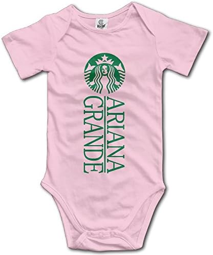 ASHIN Ariana Grande A For 6-24 Months Toddler Short Sleeve Romper Playsuit 24 Months Pink