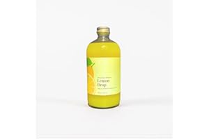 Wood Stove Kitchen Lemon Drop Mixer - Cocktail & Mocktail Creations for True Connoisseurs with Natural, Vibrant Flavors - Sweetly Tart and Zesty Lemon, Ideal for Blending with Drinks, 16 oz