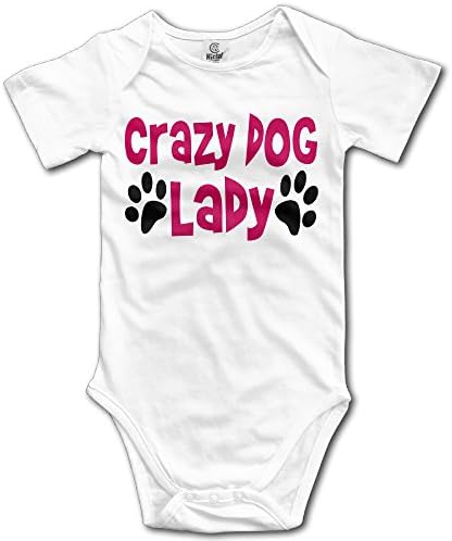 Crazy Dog Lady For Sale Merchandies Humorous Baby Showers Onesie Bodysuit In 4 Sizes