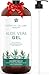 Essential Oil Labs Aloe Vera Gel, 8 oz., Organic, Pure and Natural - Instant Hydrating Relief For Irritated Skin