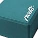 Fledo Yoga Blocks (Set of 2) 9″x6″x4″ – EVA Foam Brick, Featherweight and Comfy – Provides Stability and Balance – Ideal for Exercise, Pilates, Workout, Fitness & Gym (Turquoise)thumb 3