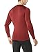TM-V34-BR_Large Tesla Men's Thermal WinterGear Compression Baselayer V Neck Long Sleeve Shirts V34