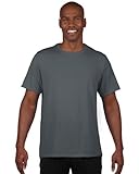 Gildan Classic Fit Mens Small Adult Performance Short Sleeve T-Shirt, Charcoal