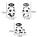 uhoMEy Panda Switch Sticker Wall Decor