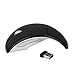 XBOSS V1 2.4GHz Wireless Folding Foldable Arc Optical Mouse with USB Receiver for PC Laptop MacBook