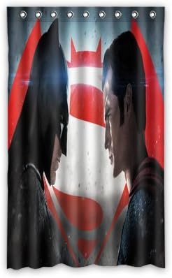 Best Design Superman VS Batman Window Curtains/drape/panels/treatment Polyester Fabric Office/Home/Bedroom Decor 52"x 84"