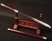 Shijian Chinese Folded Steel Hard Rosewood Flower Pattern Tang Sword