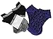 Victoria Secret PINK No Show Socks Set Of 3 Pairs Multiple Colors fits 5.5-8 us women shoe size