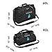 Skog Å Kust Duffelsak Heavy Duty Waterproof Duffel - Gear Bag for Sports, Travel, & More - 60L Black