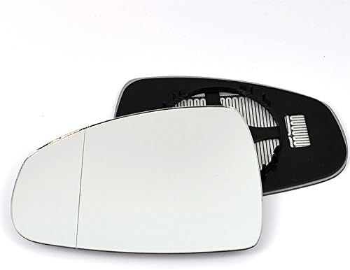 Passenger left hand side Heated wing door Silver mirror glass with backing plate #W-SHY/L-AIA110 [Clip On]