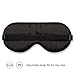 MorusStudio Mulberry Silk Sleep Mask, Super Soft, Organic, Breathable, Lightweight, No Pressure on Eyes, Adjustable Strap Fits for Any Sleep Position, Block 100% Lights (Black) (Champagne)thumb 2