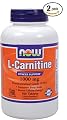 NOW Foods L- Carnitine Tartrate 1000mg, 100 Tablets (Pack of 2)