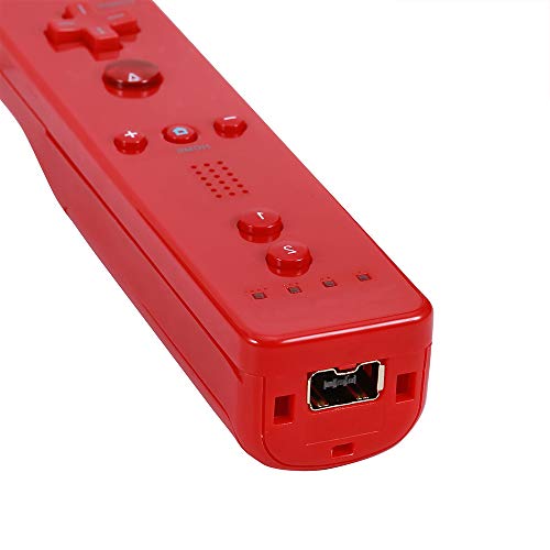 Burcica 4 Pack Remote Wireless Controller for Wii and Wii U Console - Black+Red+Blue+Dark Blue - Thumbnail 3