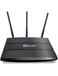 iqrouter   iqrv2 self optimizing Router con WiFi de correa dual AC1750) se adapta a su línea para mejora de la calidad
