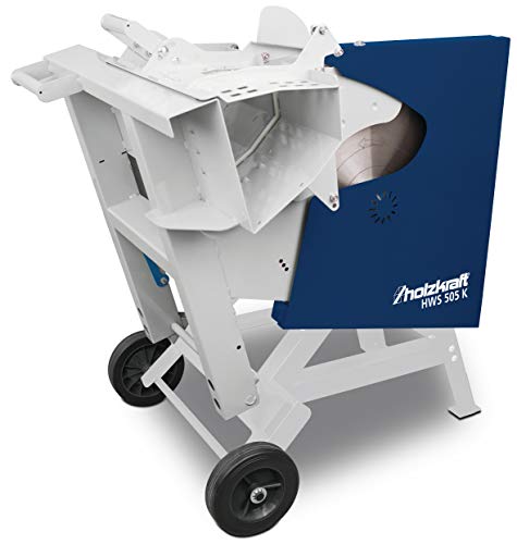 Holzkraft Wippkreissäge HWS 505 K 230V (mit Fahrwerk, Stahlgestell, geschlossener Sägebereich), 5965505