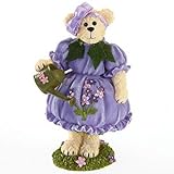 Boyds Bears Resin Laura Bearybloom July Larkspur Flower Of The Month