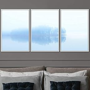 signwin 3 Piece Framed Canvas Wall Art Foggy...