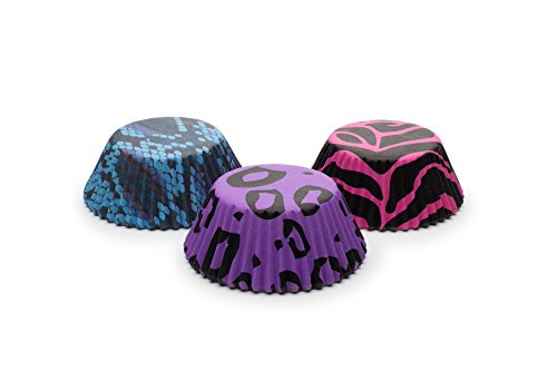 Fox Run 7109 Funky Animal Prints Bake Cup Set, Standard, 75 Cups