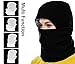 X-CHENG Balaclava Ski Mask - Cold Weather Face Mask Motorcycle Neck Warmer or Tactical Balaclava Hood - Plus Velvet - Ultimate Thermal Retention in The Outdoors - Mask Neck Lengthen (Black)