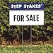 Best premium yard stakes for yard signs. Pkg of 11 Sign stakes for corrugated plastic signs. Signs stakes to use with sign holder ground. PAY for 10 & GET 11 yard stakes. Ideal metal stakes for signs