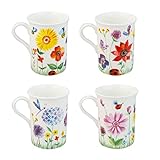 Grace Teaware Bone China Coffee Tea Mugs