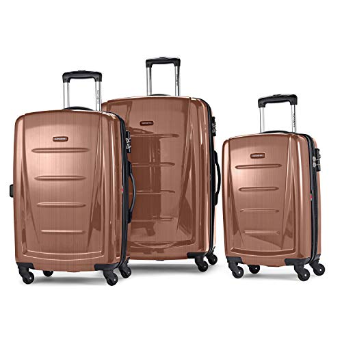 Samsonite Winfield 2 Hardside Luggage with Spinner Wheels, Rose Gold, 3