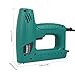 FIXKIT Electric Staple/Brad Nail Gun Hand Tacker Flooring Framing Nailers Kit, Suit For Upholstery, Fixing Material, Decoration, Carpentry, Furniture