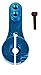 Apex RC Products Blue Aluminum Clamping Servo Horn 23T JR / Airtronics / KO 8001
