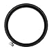 Haoge LH-B61F Metal Lens Hood Shade for Olympus M.ZUIKO Digital ED 75mm F1.8 Lens Black Replaces Olympus LH-61F