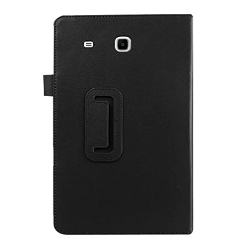 Sikye PU Leather Cover For Samsung Galaxy Tab E T560/T561 9.6inch Tablet Case+Tocuh Pen (Black)