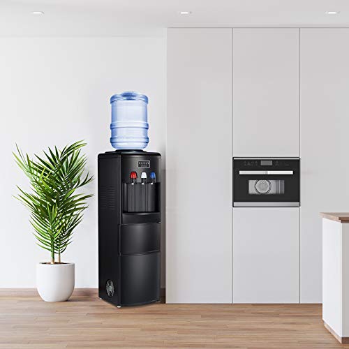 Kismile 2in1 Water Cooler Dispenser with Builtin Ice Maker, Top