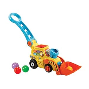 VTech POP and Drop Digger, Educational Push Along Digger for Toddler, Toy Gift for 12 Months to 2 3 Years Boys and Girls…