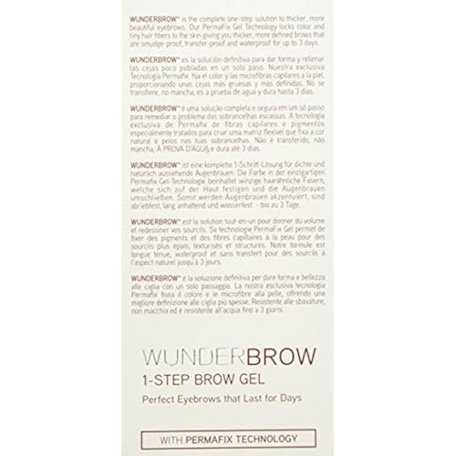 Wunder2 Wunderbrow Eyebrow Gel Perfect Eyebrows in 2 Mins - Black/Brown Beauty & Personal Care, Makeup, Eyes, Eyebrow Color