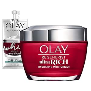 Olay Regenerist Ultra Rich Moisturizer, 1.7 Oz + Whip Moisturizer, Travel Size