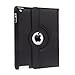 SingPad 360 Degree Rotating Stand Smart Cover PU Leather Case Apple New iPad 4 & 3 (3rd and 4th Generation with Retina Display) / IPad 2- Wake/Sleep Function (Black)