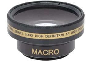 30MM 0.43x Professional HD Wide Angle Camera Lens with Macro Portion for Canon EOS 70D 77D 80D 90D Rebel T8i T7 T7i T6i T6s T