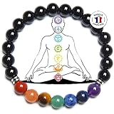Attraction Zen Handmade 7 Chakras Natural Stones Bracelet