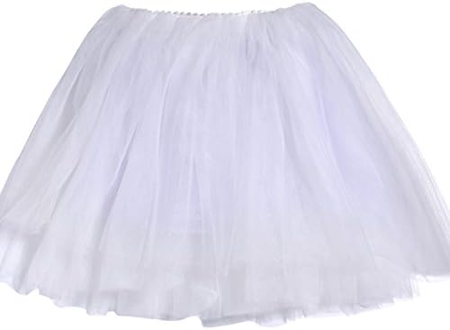 Baby Toddlers Girls Tulle Skirt Super Soft Classic 5 Layers Princess Tutu Skirts (6M-15Years)