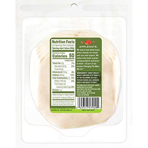 Applegate, Natural Smoked Turkey Breast, 7oz