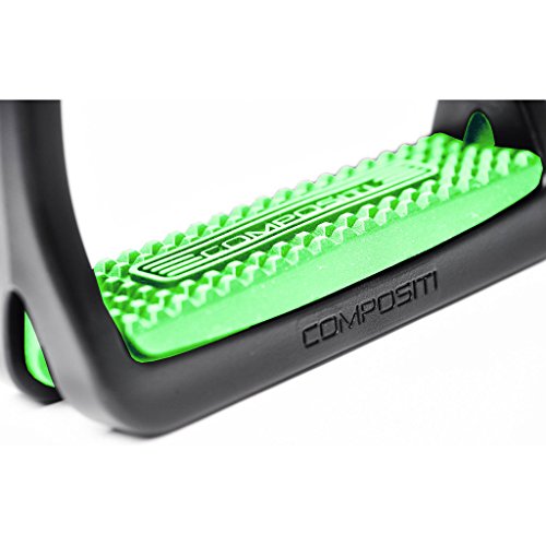 Shires “Compositi” Premium Profile Stirrup Trd Horse Equestrian Riding Tack [Brgrn] [Adult]