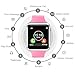 Smart Watch - 321OU Fitness Tracker Bluetooth Smart Watch Smartwatch Phone Fitness Tracker SIM SD Card Slot Camera Pedometer iPhone iOS Samsung LG Android Men Women Kids (Pink)