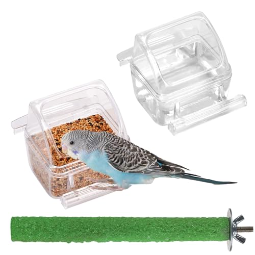IBWell Clear Bird Cage Feeder