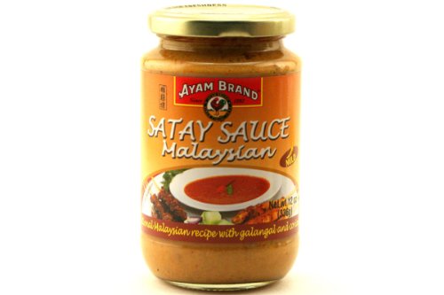 Satay Sauce Malaysian Style (Mild)- 12oz (Pack of 3)
