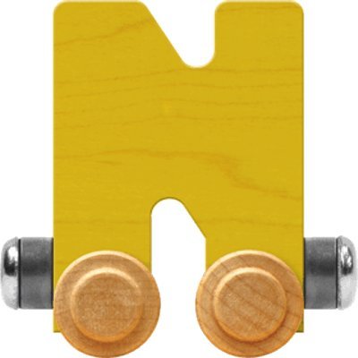 NameTrain Bright Letter Car N - Made in USA (Yellow)