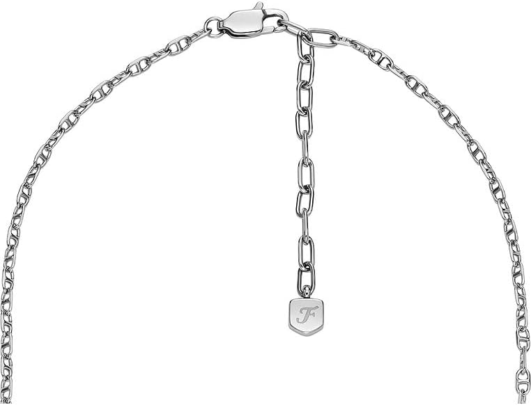 Damenkette Heritage D-Link Glitz Edelstahl, JA7271040