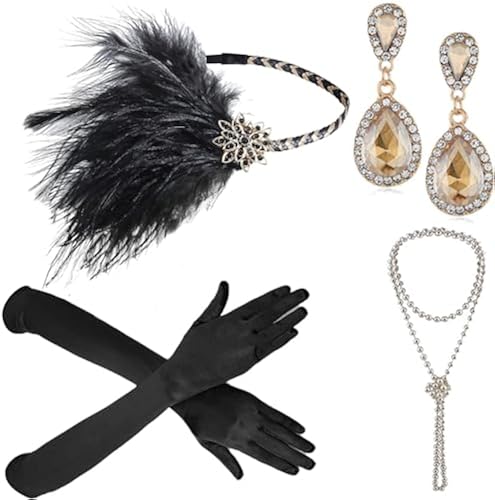 ZeroShop 1920s Great Gatsby Accessories Set for Women,Costume
