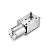 uxcell DC 12V 50RPM Worm Gear Motor 6mm Shaft High Torque Turbine Reducer