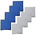 Barcaloo Weather Resistant Regulation Size & Weight Cornhole Bean Bags Set of 8 - Duck Cloth - Great for Corn Hole, Bean Bag Toss Game and More - Includes Cornhole Bag Carrying Case